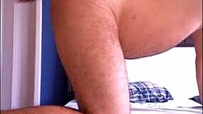 Gay Guy Gets Spanked by Muscular Partner