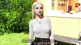 Ep22 Violet cums hard by clapping in 3D threesome