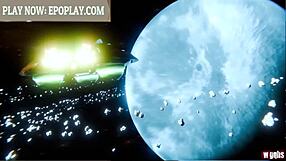 I got trapped by samus's big tits in the game