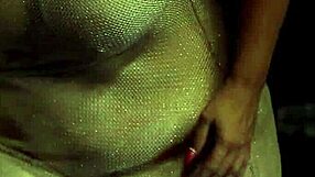 Mistress delicious performs sexy striptease with clothes ripped