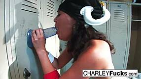 Charley Chase's Passionate Lucha Libre Foot Fetish Session