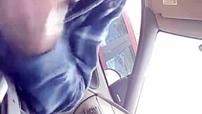Morning Blowjob to Buddy in Car Turns Into Deepthroat Cum Swallow