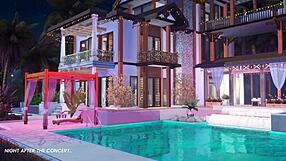 Naughty 3D Cartoon Characters Engage In Hentai Sex In Jacuzzi