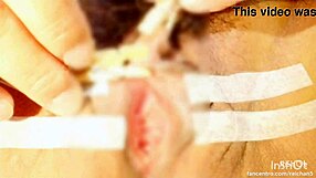 sucking and pinching the clitoris