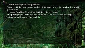 Part 9 of Song of a Saya features the sexy japanese girl in action