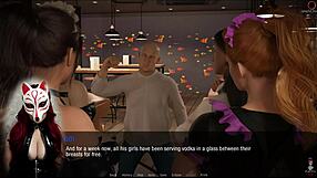 Brunette Maid Kate in Cosplay Stockings Flashes Tits in Public