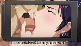 hentai dude banging his ex-girlfriend with his indian buddy in wild group action