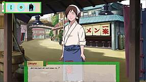 Fucking Samui's huge boobs in Jikage Rising Arc 2 Episode 9