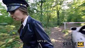 Serve4k Private Service: Uniformed Gay Czech In Car Pov Sex!