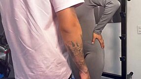 hard gym sex with petite big ass ebony brittany taylor