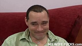 Watching your wife get boned by another man is so hot in this cuckold scene