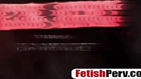 Nasty Brunette Babe Punished In Garage Bondage.