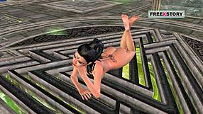 Indian Bhabhi in 3D Cartoon Hentai Showing Sexy Poses