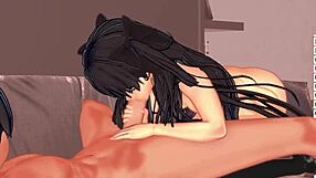 Lita Chevy Deep-Throats Huge Cumshot