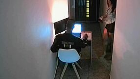 I Convince the Shy Security Guard to Shoot a Porn Video That Goes Wrong