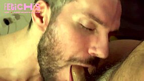 gay dude gives sloppy blowjob and rough ride