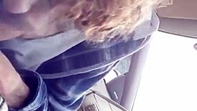 Morning Blowjob to Buddy in Car Turns Into Deepthroat Cum Swallow