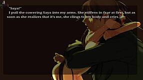 Part 9 of Song of a Saya features the sexy japanese girl in action