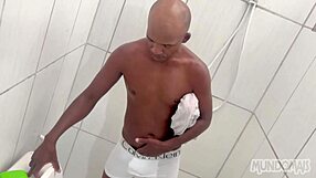 they planned carnival but stayed home for gay threesome blowjobs