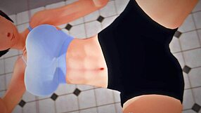 Sexy workouts with Chi turn into steamy action