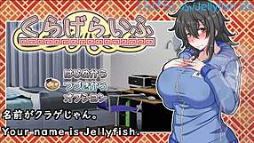 Crossdressing in anime hentai game with subtitles!
