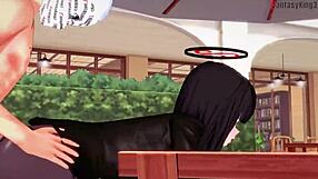 Sunako Nakahara office girl gets wild in fantasy hentai sex