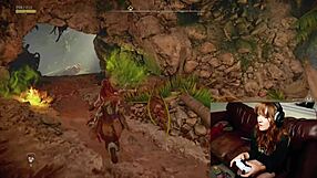 Gamer Slut Forgets Cam On While Teasing Huge Socks