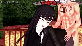 Sunako Nakahara office girl gets wild in fantasy hentai sex