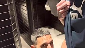 Gay Handjobs in USA Pool Bathrooms