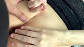 step mom lures her young step son into a close-up juicy handjob session.