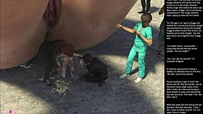 Big Apple, pequeño gesto ep 23 en sexo salvaje de caricatura 3D