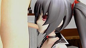 Blabla Enjoys Wild Play with Her Favorite Fan in 3D Cartoon