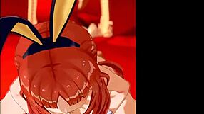 Genshin Nilou Bent Over in Doggystyle Motion Damage Voice Scene