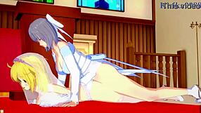 Посмотри на Ryona, Yumi, Haruka и Hibari в дикой сцене секса футанари из Senran Kagura хентай!