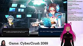 vtuber lewdneko plays cybercrush 2069 part 1