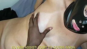 Real Husband Fucks Pussy While Sucking Cock in Bisexual MMF