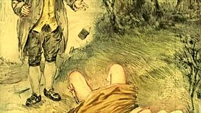 vintage erotic drawings tell a unique retro story.