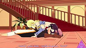 lucy natsu fairy tail hentai blowjob and cumshot