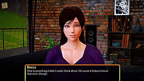 My new family features big tits milf brunette in anime hentai cartoon scene.