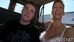 Pleasuring intense blowjob with a gay partner