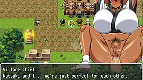 Tanned girl natsuki hentai game ep 33 festival public blowgang