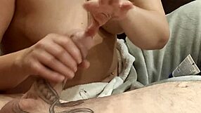 Did my girlfriend really finger my urethra and jerk me off close-up at home?