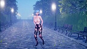 omg, cute anime girl dancing then getting totally fucked! 😍 part 2