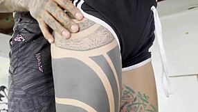 princesa tatuada sexy came to training session with damilvvs