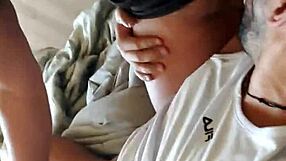 Chubby Latino gays dive into oral and bareback action with thick cum in mouth.