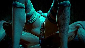 Elfe 3D crève d'envie pour une grosse bite dans une action hentai sauvage non censurée