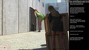 Big apple small gesture in 3d cartoon sex episode 11?