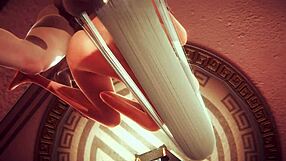 elizabeth licks and gets creampied in hentai part 2