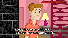 Juego de cartas gay de caricatura con toque brasileño, ¿curioso?