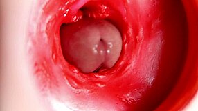 Видел ли ты, как пизда пульсирует и сжимается на камере внутри?